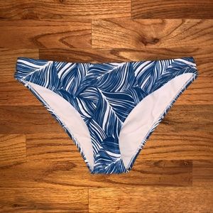Blue Floral bikini Bottoms size S